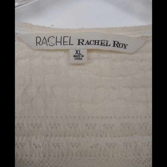 Rachel Roy Lace Stripe Tee - Picture 3 of 4